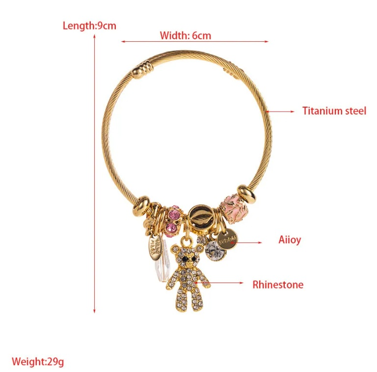Celeste Mariposa Y2K Charm Bracelet