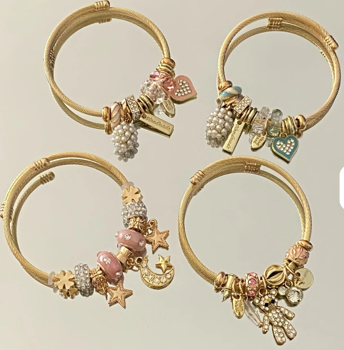 Celeste Mariposa Y2K Charm Bracelet